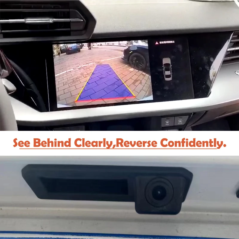 Rückfahrkamera-Schnittstellenmodul für Audi A3L S3 8Y RS3 A4L A5 RS4 RS5 Q5L Rückfahrkamera-Backup MIB3 Rückfahrkamera-Assistent-System