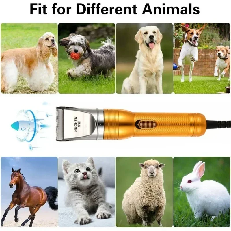 Pet Hair Dog Hair Clippers Grooming Cashmere Goat Shearer Pet Electric Pushing Scissors Cat Foot Shaver Animals Haircut Machine