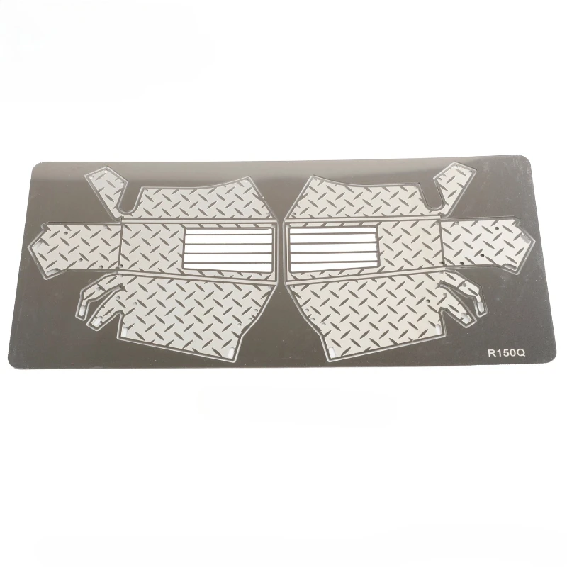 Symulowany metalowy zderzak przedni, płyta ochronna do modelu 1/10 RGT EX86020 Invader LC71, akcesoria