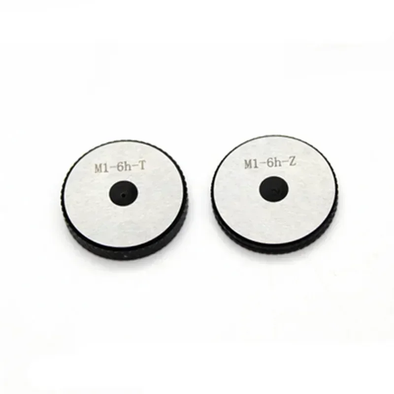 Juego de medidores de anillo de rosca métrica M1.0-M1.8 |   Medidor Go/No-Go de precisión de 6 g/6 h |   para verificación de hilos pequeños