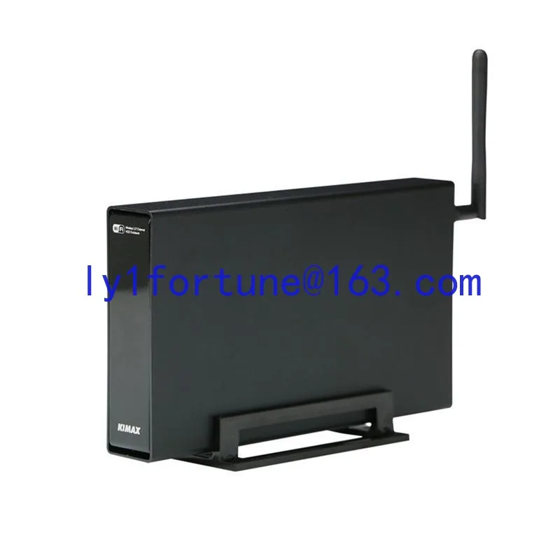 3.5 inch mobile hard drive case WIFI wireless NAS private cloud storage Multi-function hard drive box for office and home