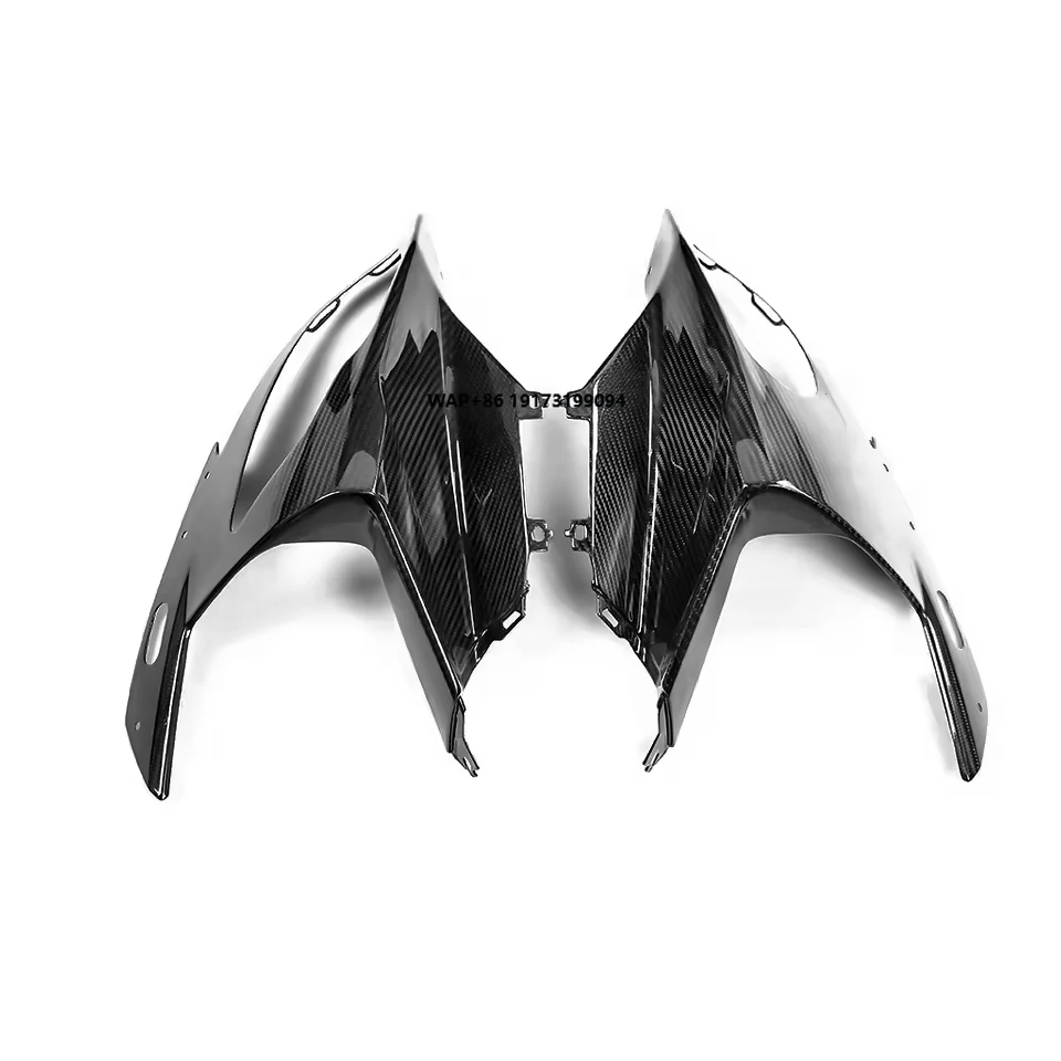Motorcycle Accessories Front End Carbon Fiber 3K Twill Glossy Black Fit for S1000RR 2023 Models