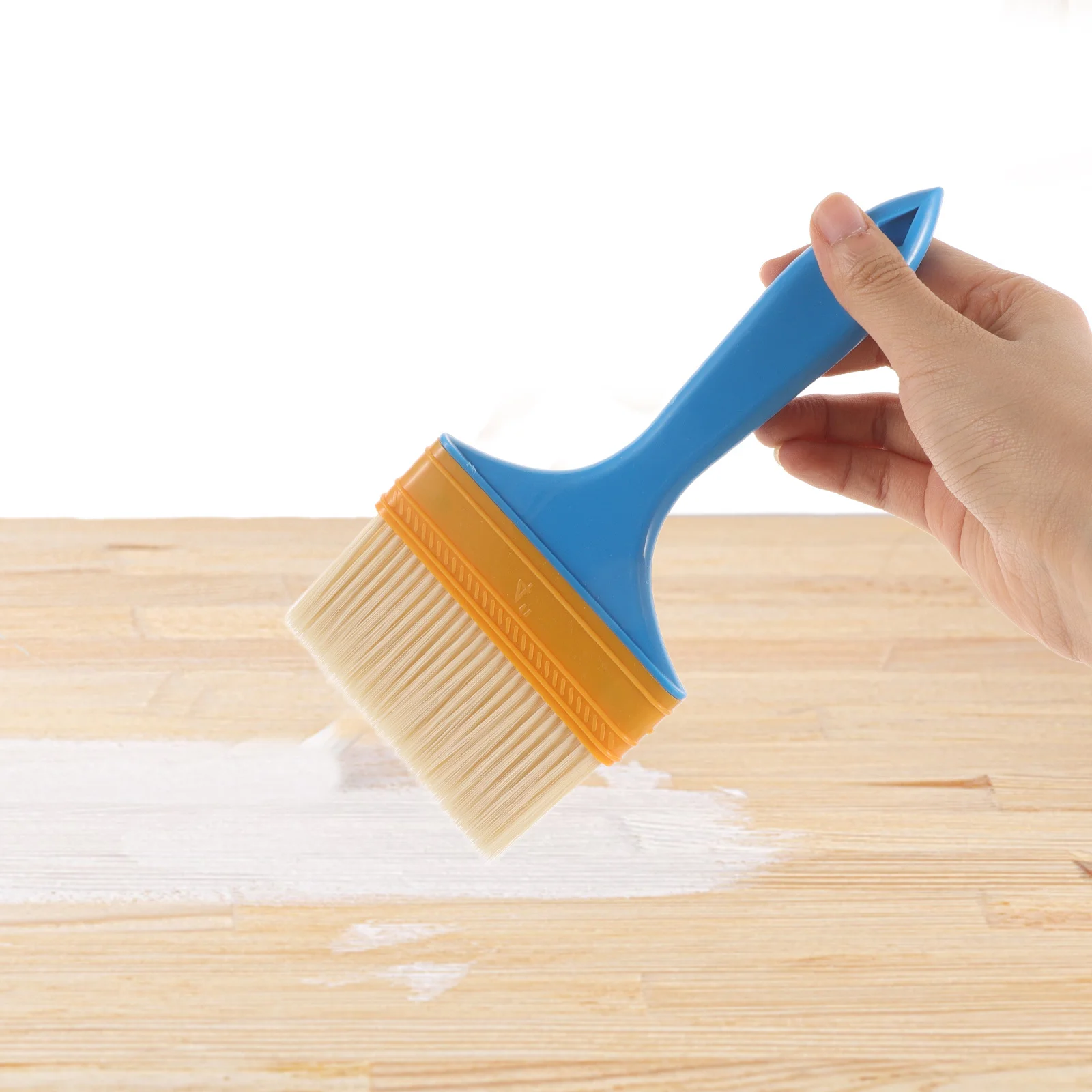 مجموعة فرش بمقبض بلاستيكي، فرش طلاء متعددة الاستخدام للجدار، والأثاث، والفن، والحرف اليدوية، والشمع الطباشير، ومستلزمات المدرسة في الاستوديو المنزلي -