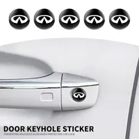 Car Door Keyhole Stickers Keyhole Decorative For Infiniti Q30 Q50 Q60 D35 G35 G37 FX30 FX35 M37 ESQ JX35 QX50 QX60 QX70 QX80