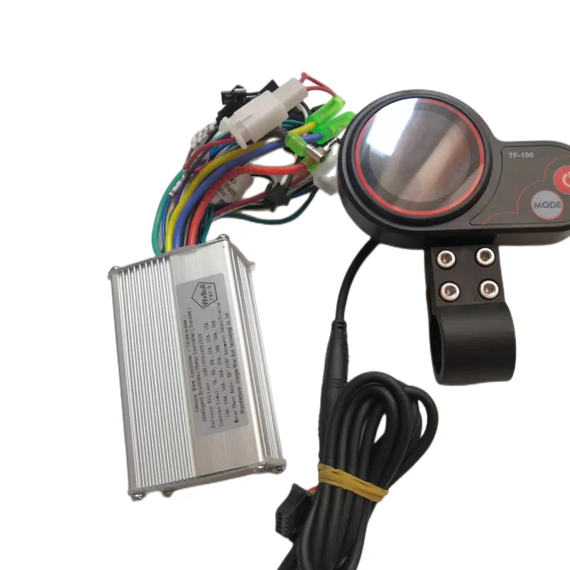 Electric Scooter Controller 24V 36V 48V 52V Max Current 20A Controller and TF-100 LCD Display Electric Scooter Speed Controller
