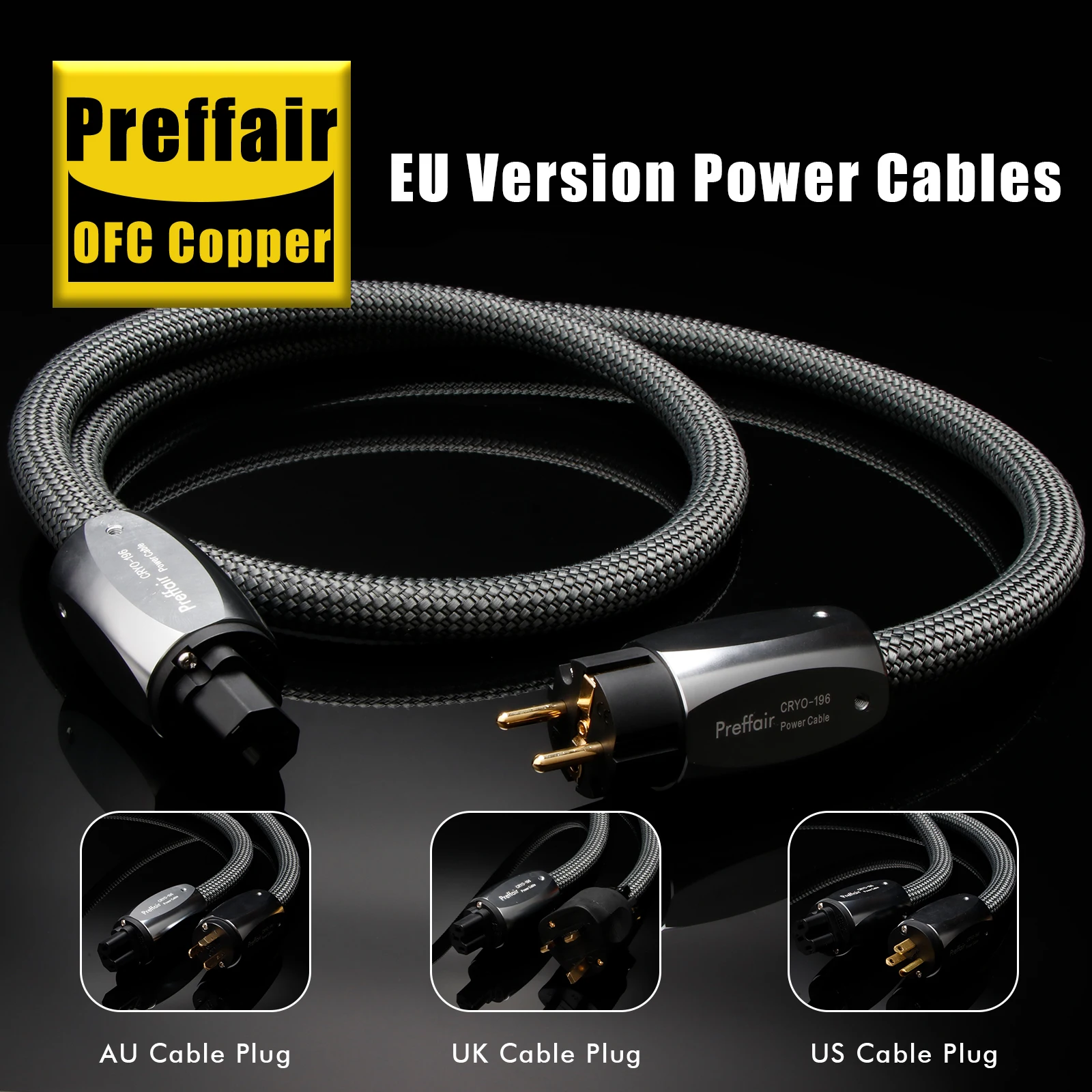 preffair-d503p106-ac-eu-au-uk-us-power-cable-with-occ-copper-5u-24k-gold-plated-c15-plugs-for-amp-dac-decorder-cd-dvd