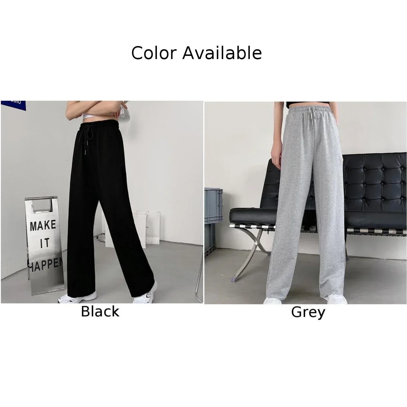 Pantalon de jogging taille haute pour femme, pantalon de survêtement, jogging, nouveauté, 2024