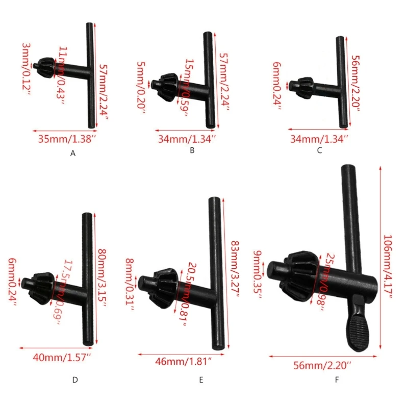 Metal Electric Hand Drill Chuck Wrench Tool Used in Hammer/Drilling Lathe Accessories Electric Drill Clamping Dropsale