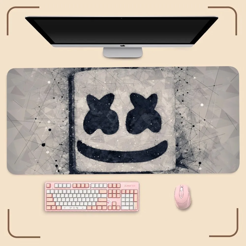 DJ M-Marshmelloes Mousepad Computer Mouse Pad 400x800x5mm Gaming Accessories Mause Keyboard PadKawaii Mice Mausepad