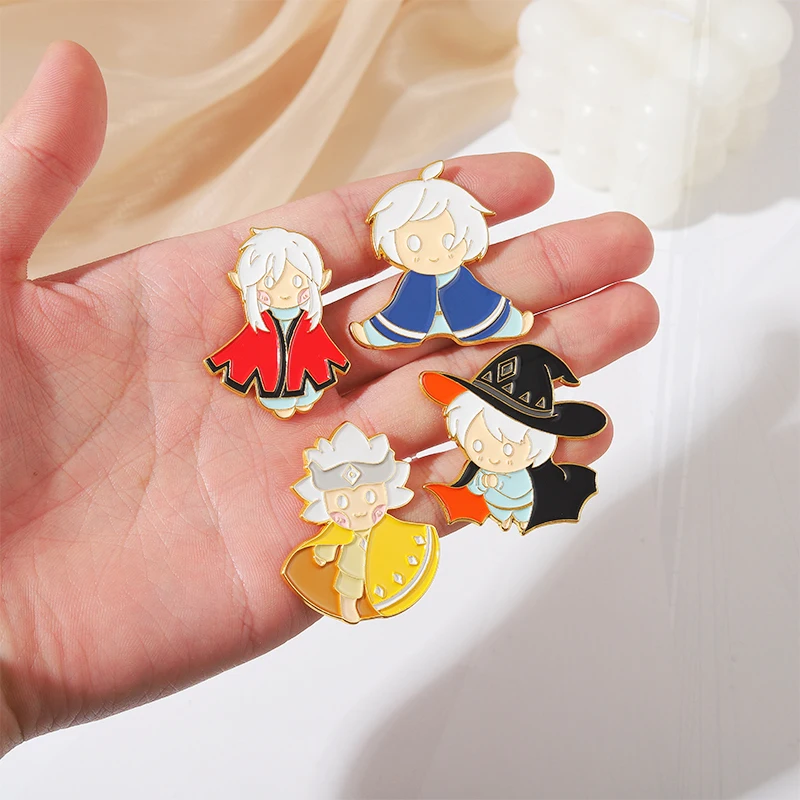 Danemark ges de Revers de Personnages Pins, Broche en Émail de Lumière, Cadeau de Bijoux de Dessin Animé, Jeu Personnalisé, pour Enfant GérFriends Sky