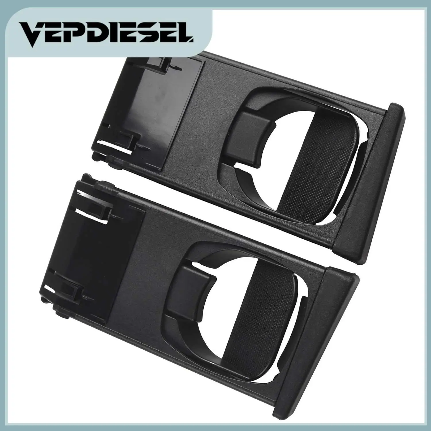 2pcs New Cup Holder Correct Connector 55604-0K010 556040K010 For 2004-2015 Toyota Hilux Vigo SR Pickup Fortuner Black