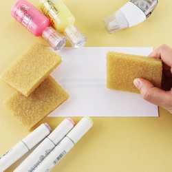 2pcs Durable Rubber Adhesive and Residue Eraser for Removing Leftover Glue Tape For Paper Craft Adhesive Remover Cleaning Eraser