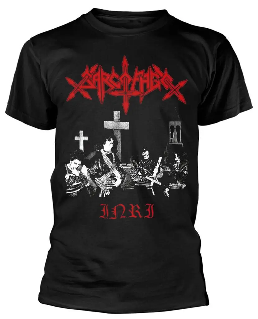 Sarcofago I N R Photo Black T Shirt New Official