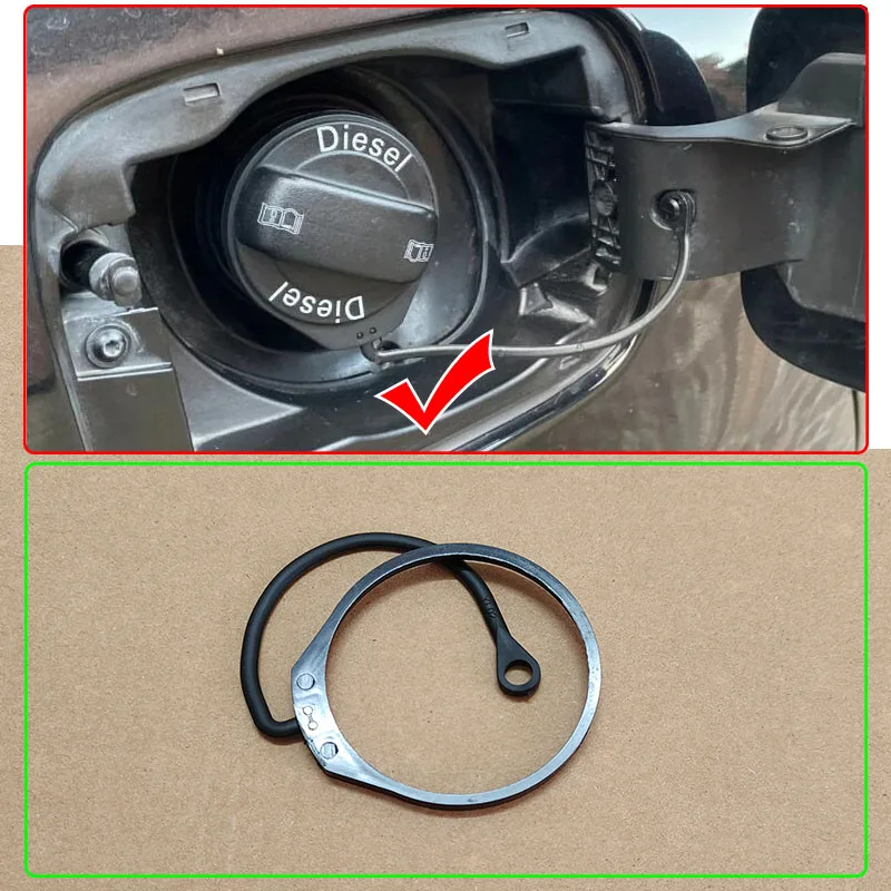 Öl Tankdeckel Tank Abdeckung Seil Linie Für Audi A3 8P A4 B6 8L B7 A7 SPORTBACK B8 A8 D3 C5 C6 C7 a6 4G Q7 4L Q8 Auto Styling Accessori – Detail 1