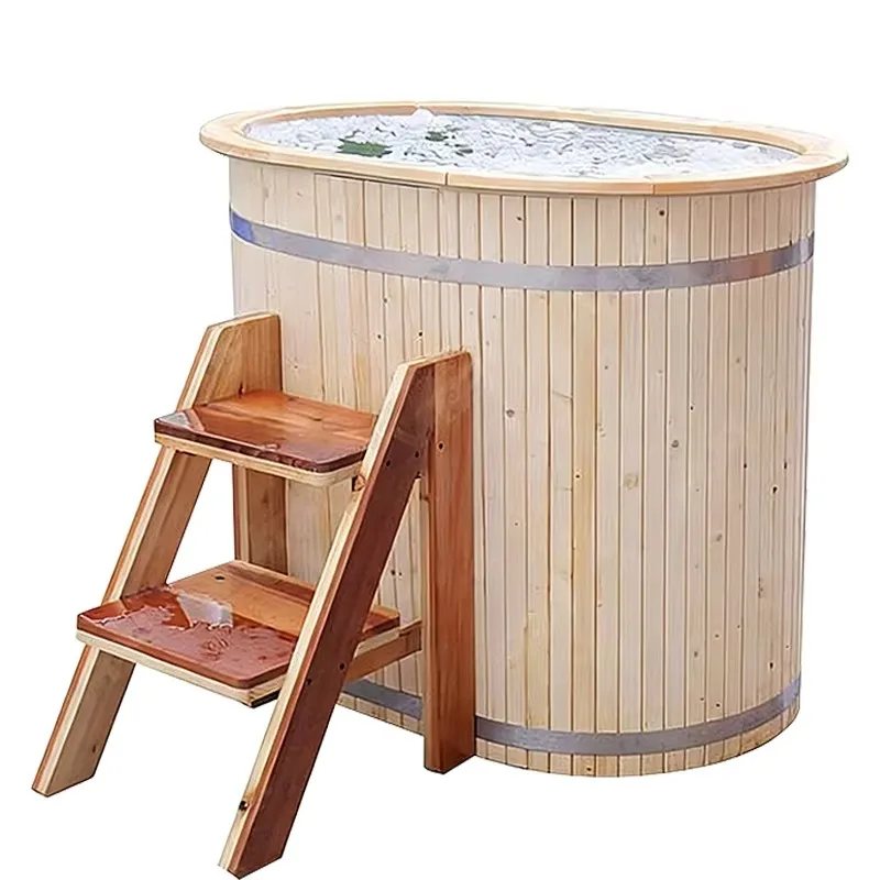 Direct Manufacturer Modern Cold For Tub Cedar Barrel For Gym & Hotel Use