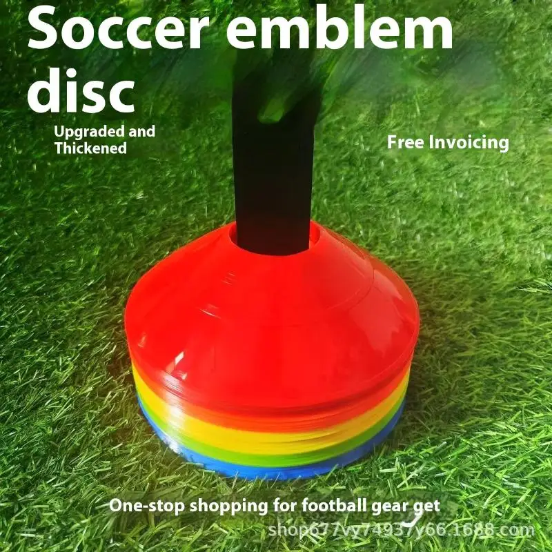 

10/50 PCS Durable Soccer Training Cones With Pressure Resistant Marker Discs Football Sports Practice Outdoor Sports Equipment