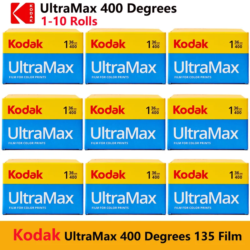 Kodak UltraMax 400 Stopni 1/2/3/5/6/10 Rolka Film Kolorowy 135 C41 Odtwarzanie 36 Zdjęć na Rolce Do Aparatów Filmowych M35/M38/Fujifilm — zdjęcie produktu 4