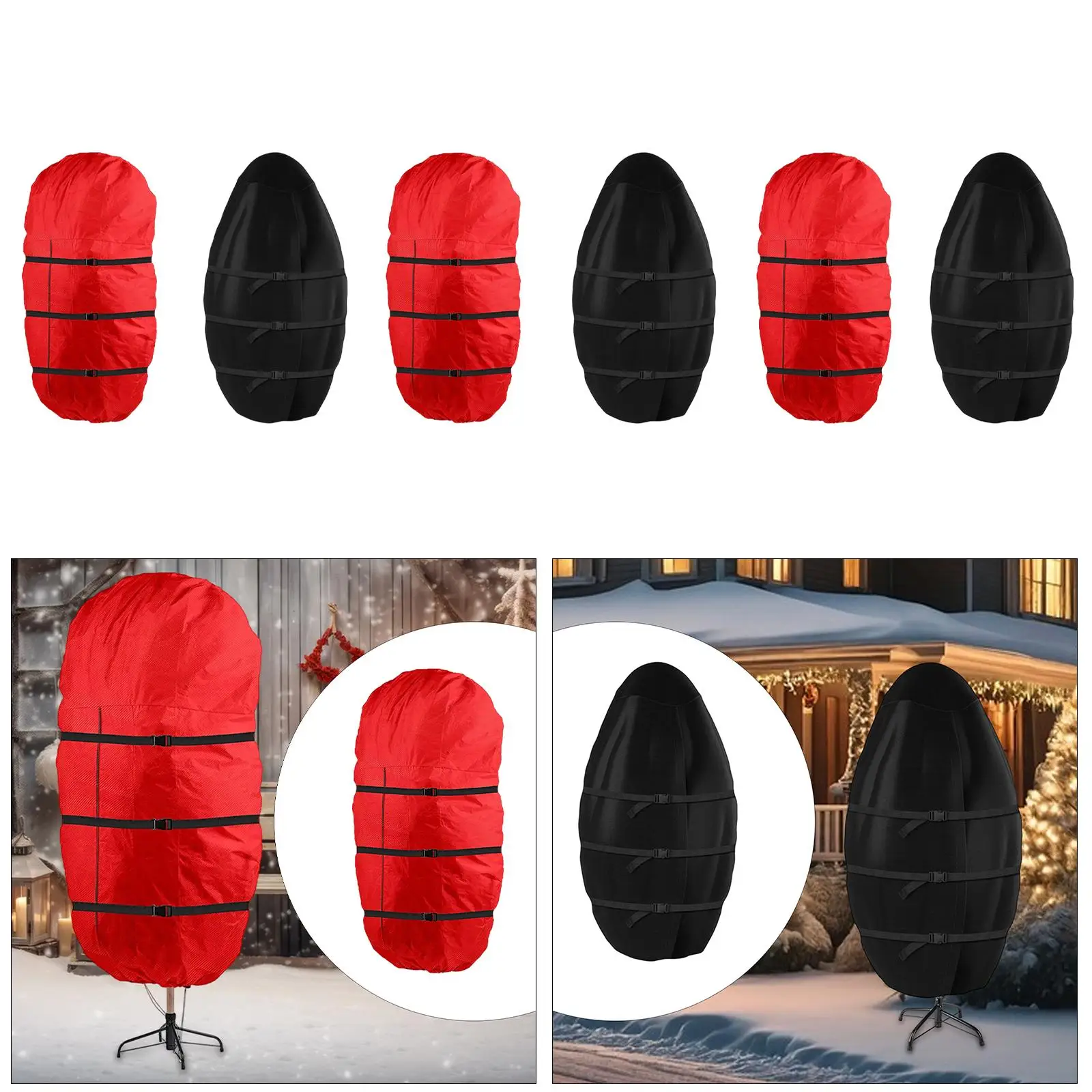 Vertical Christmas Storage Bag Christmas Bag Standless Bag Protective Cover