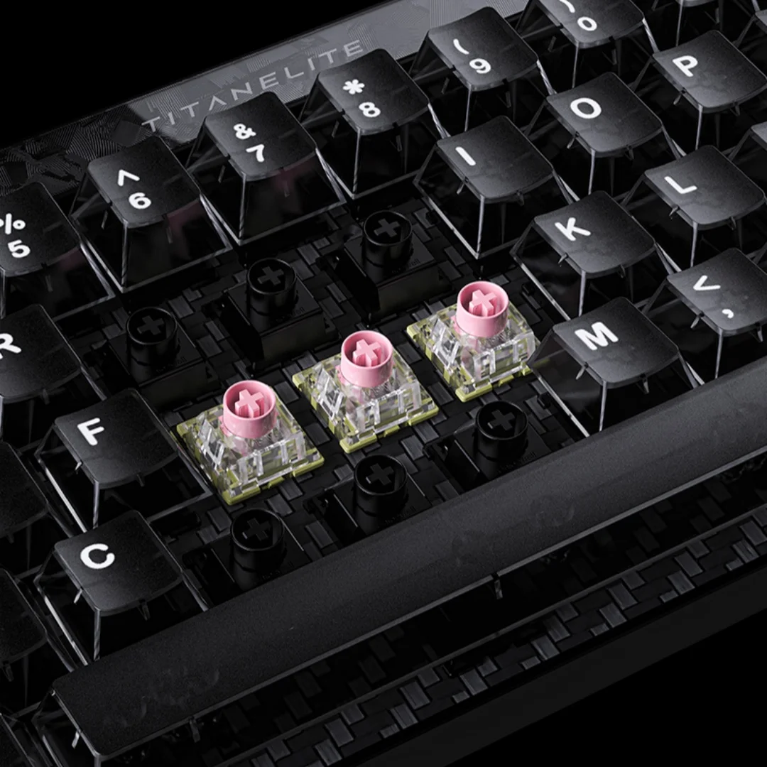 Madlions FGG TITAN68 Turbo Gaming Tastiera Interruttore magnetico E-sport Guarnizione RT0.001 68 tasti Tastiera FPS 8000HZ PC Kaycaps RT0.001mm