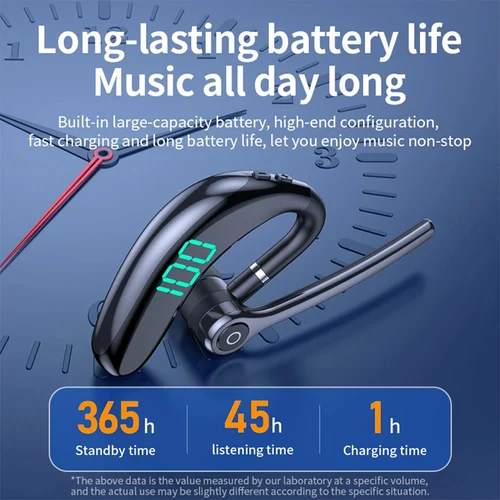 Imagen 2 del producto Auriculares inalámbricos Bluetooth con micrófono, auriculares manos libres con cancelación de ruido para hablar, audífonos de conducción de negocios