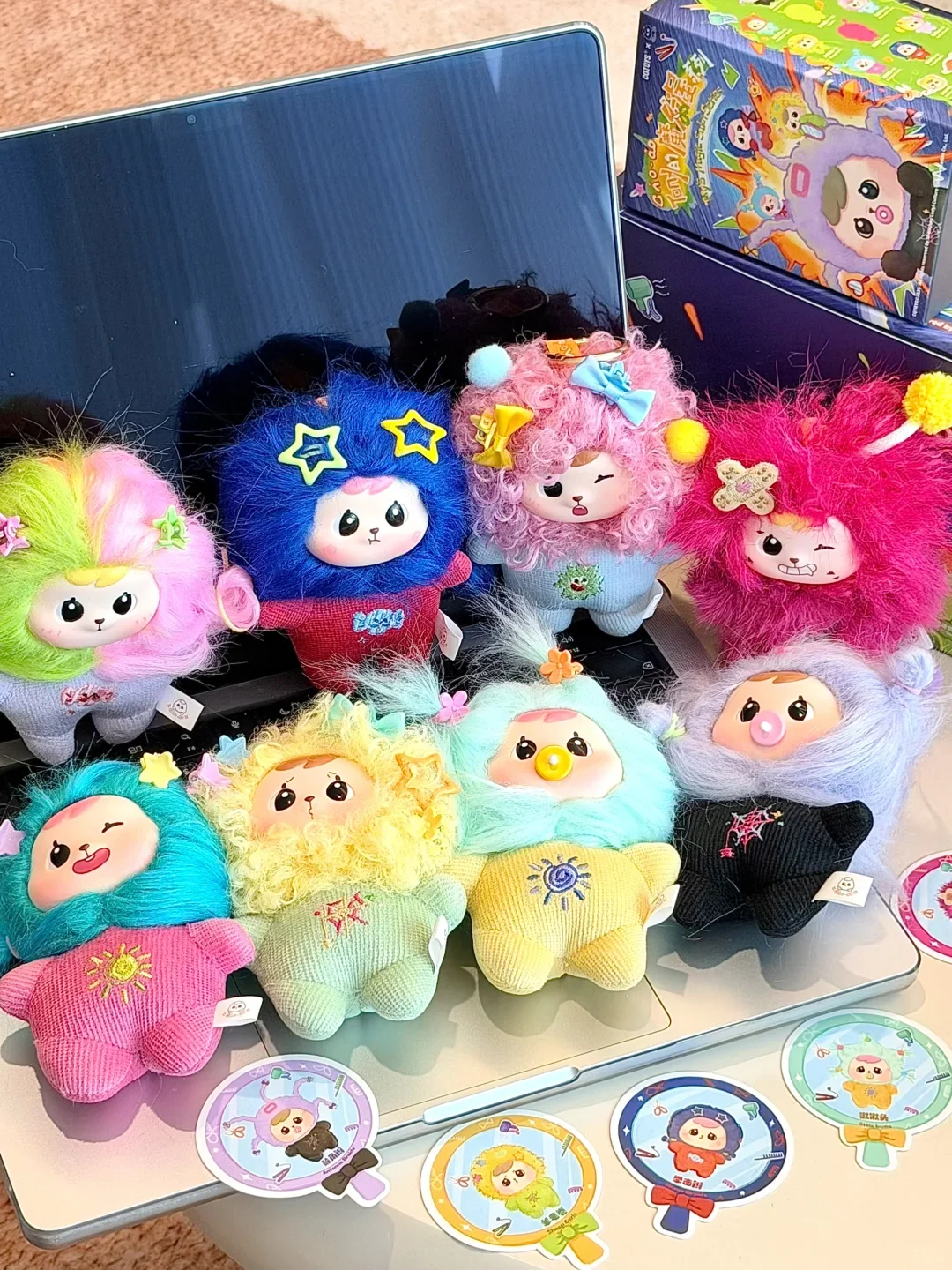 

Модная плюшевая игрушка-сюрприз Bao-Ao-Tony из серии Magic Hair House: милый коллекционный плюшевый кулон-украшение для прически своими руками, подарок для девочки