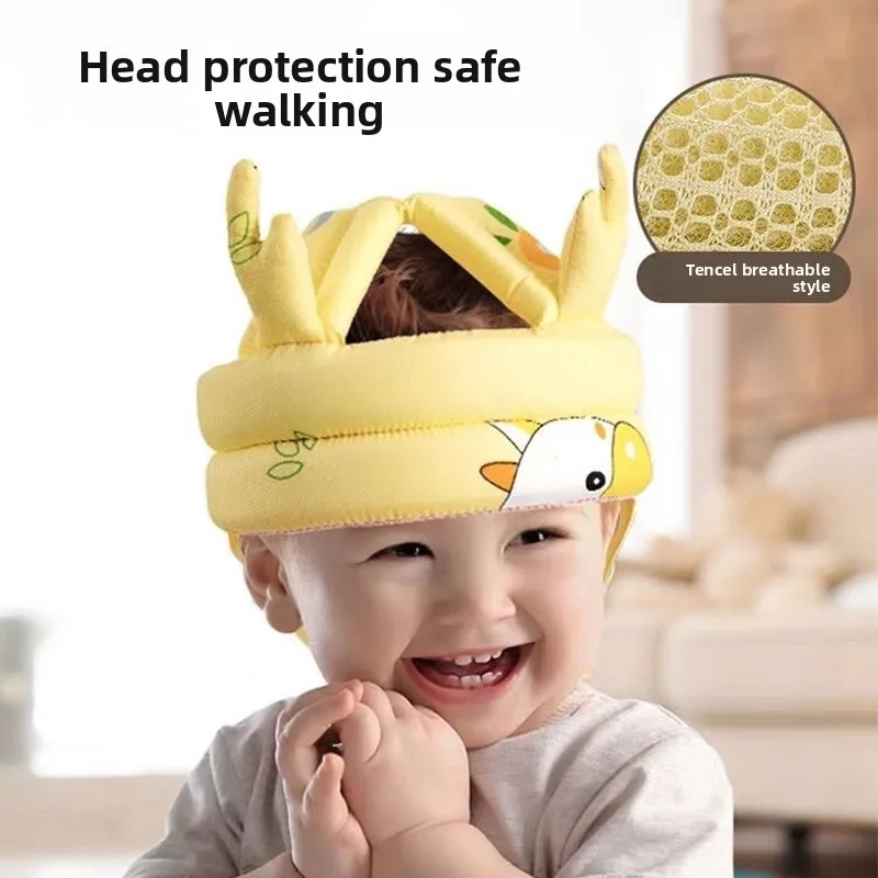 Baby anti-drop headrest artifact walking baby headrest children's anti-drop headgear toddler anti-drop cap spring and summer