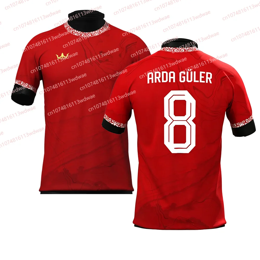 Türkiye Style clothing Football Jersey Quick-Drying ARDA GULER 8 Jersey Outdoor football training Special Edition Kid T-shirt
