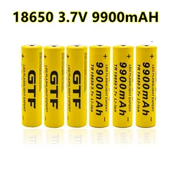 1-20PCS 3.7V 9900mah 18650 battery GTF Li-ion Battery 9900mAh 3.7V Rechargeable Battery