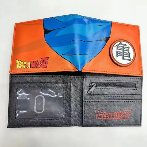 Heta försäljningar Anime Dragon Ball Tecknad PU Plånbok Son Goku Kreativ Bulma Enkel Hopfällbar Myntväska Multifunktionell Kort Pojkar Present 8 best sales Cartera Dragon Ball - №7