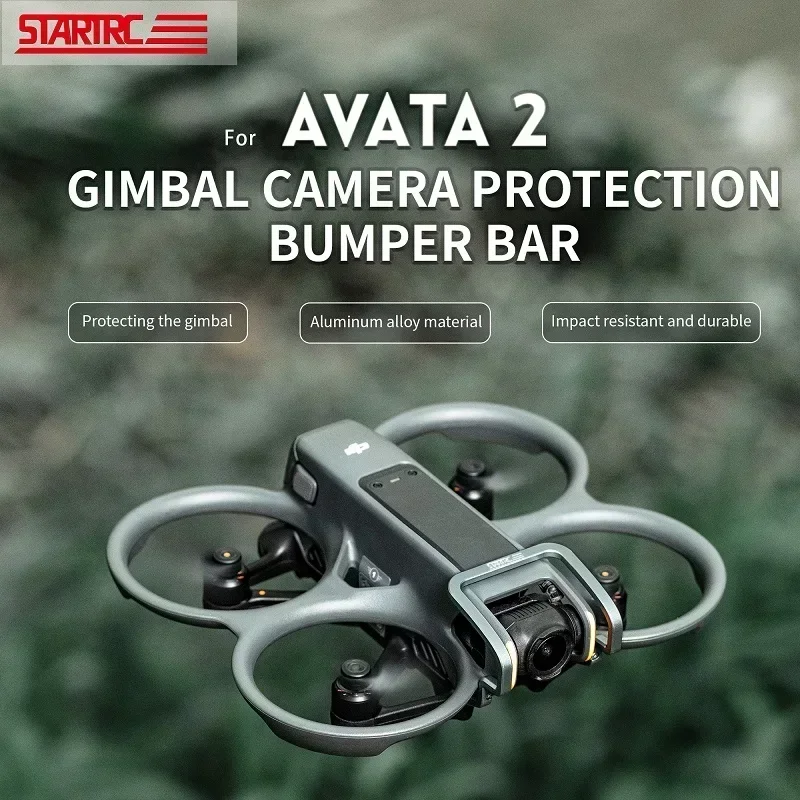 

For DJI Avata 2 Accessories Gimbal Bumper Bar PTZ Camera Lens Protection Anti-collision Guard Aluminum Alloy Drone Bumpe