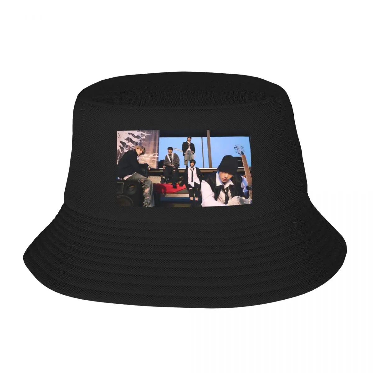 TXT MINISODA 3 - TOMORROW (PROMISE ) Bucket Hat Horse Hat Mountaineering Hood Women's Beach Visor Men's