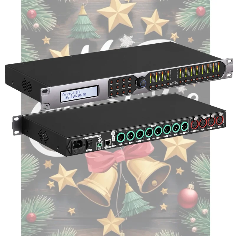 

Система домашнего кинотеатра DSP408 Drive Rack Аудио цифровой эквалайзер Бас-процессор