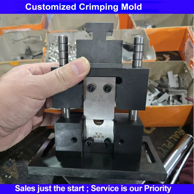 Copper Cable lugs Battery Terminals Point Crimping Applicator Customized OTP Terminal Crimping Die Set for Crimping Machine
