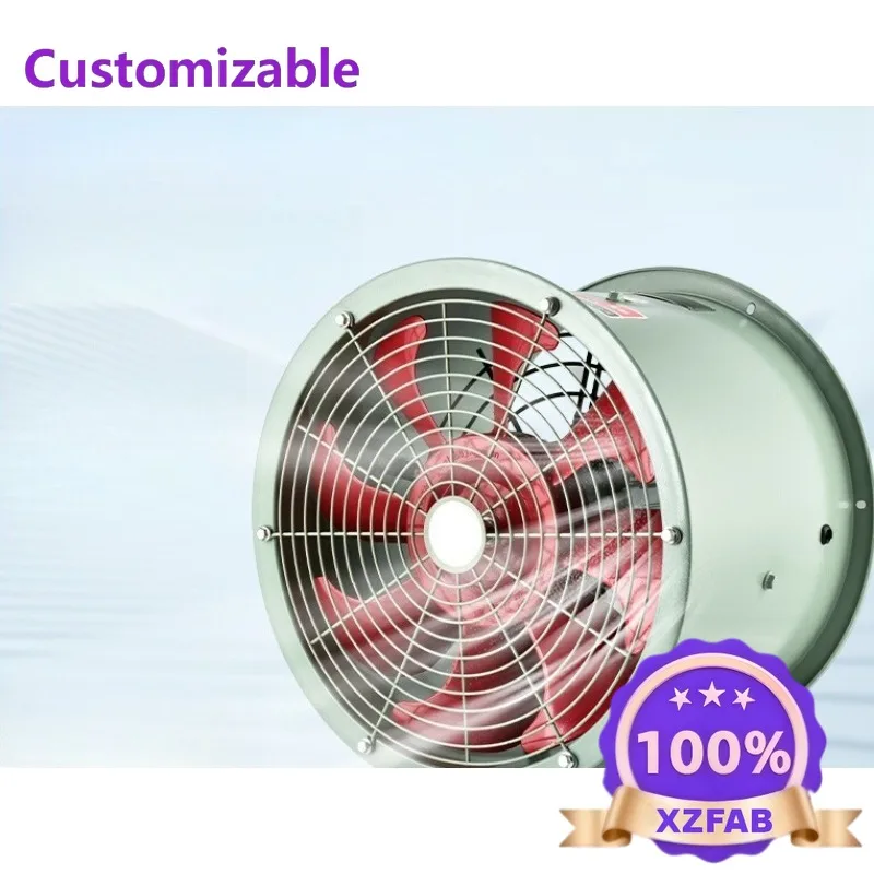 Factory Direct 2026 High temperature resistant axial flow fan oil-proof and moisture-proof kitchen pipeline ventilation fan indu