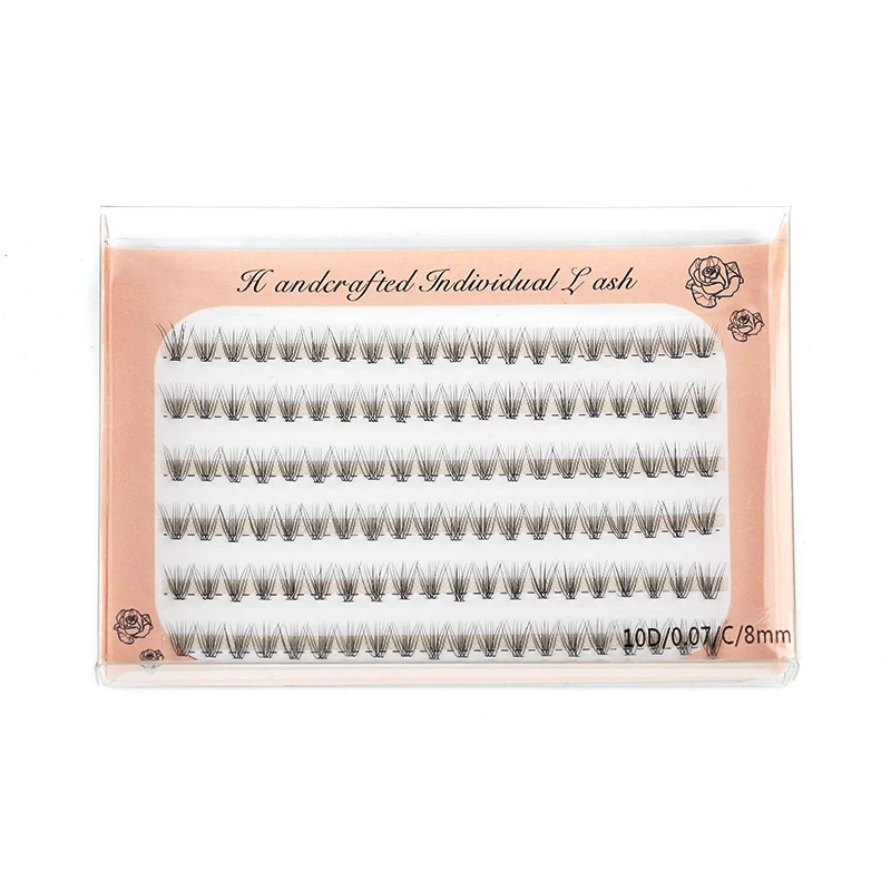 60/120 حزم كاذبة رمش تمديد رموش بالمنك الطبيعية مجموعات الفردية 10D جلدة عناقيد ماكياج أهداب عيون فو Cils