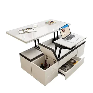 Heben Sie intelligente multifunktionale einstellbare Esstisch an 8 Hauptverkäufe intelligenter Möbel - №4