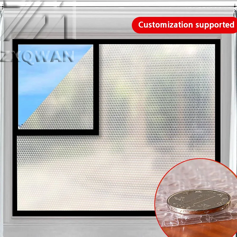 

Customizable double-layer bubble wrap insulation film, thickened for cold resistance, windproof and sealed windows in bedrooms