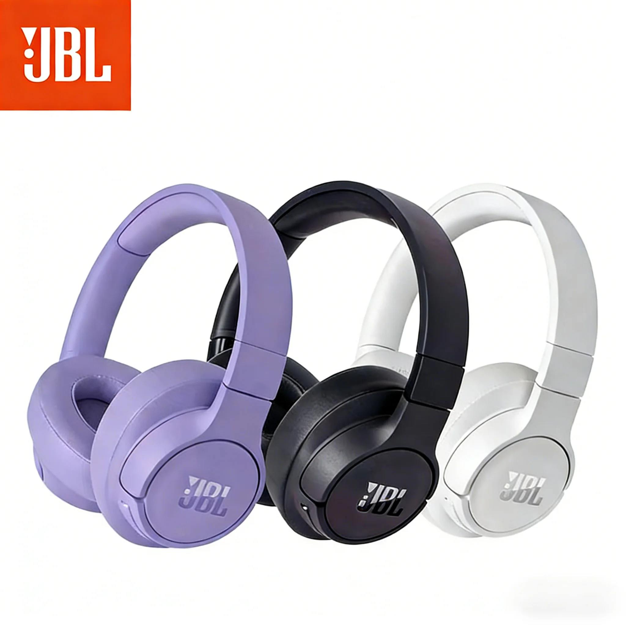 Fones de Ouvido Sem Fio JBL Tune 760NC, Dobráveis, com Cancelamento Ativo de Ruído, Headset Esportivo para Música e Viagens
