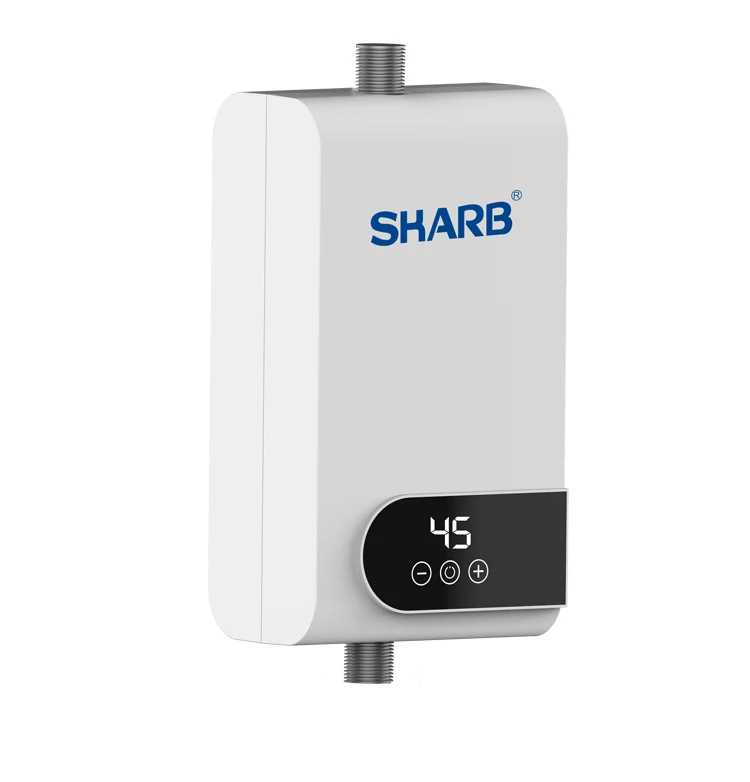 220V 5500W 미니 전기 온수기 3 초 인스턴트 난방 실내 샤워 Tankless 온수기 주방 수도꼭지 물 난방