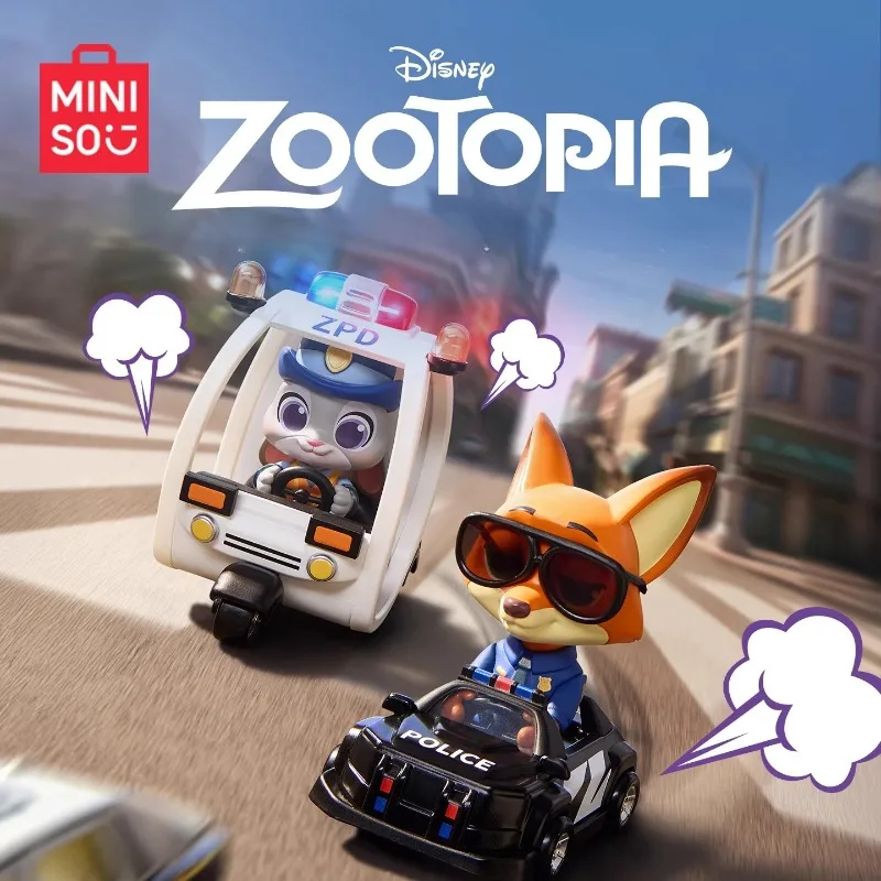 

Disney Zootopia Fun Travel Series Модель ручной работы Игрушки Аниме Персонаж мультфильма Джуди Кукла Украшение Детские игрушки Kawaii Подарок