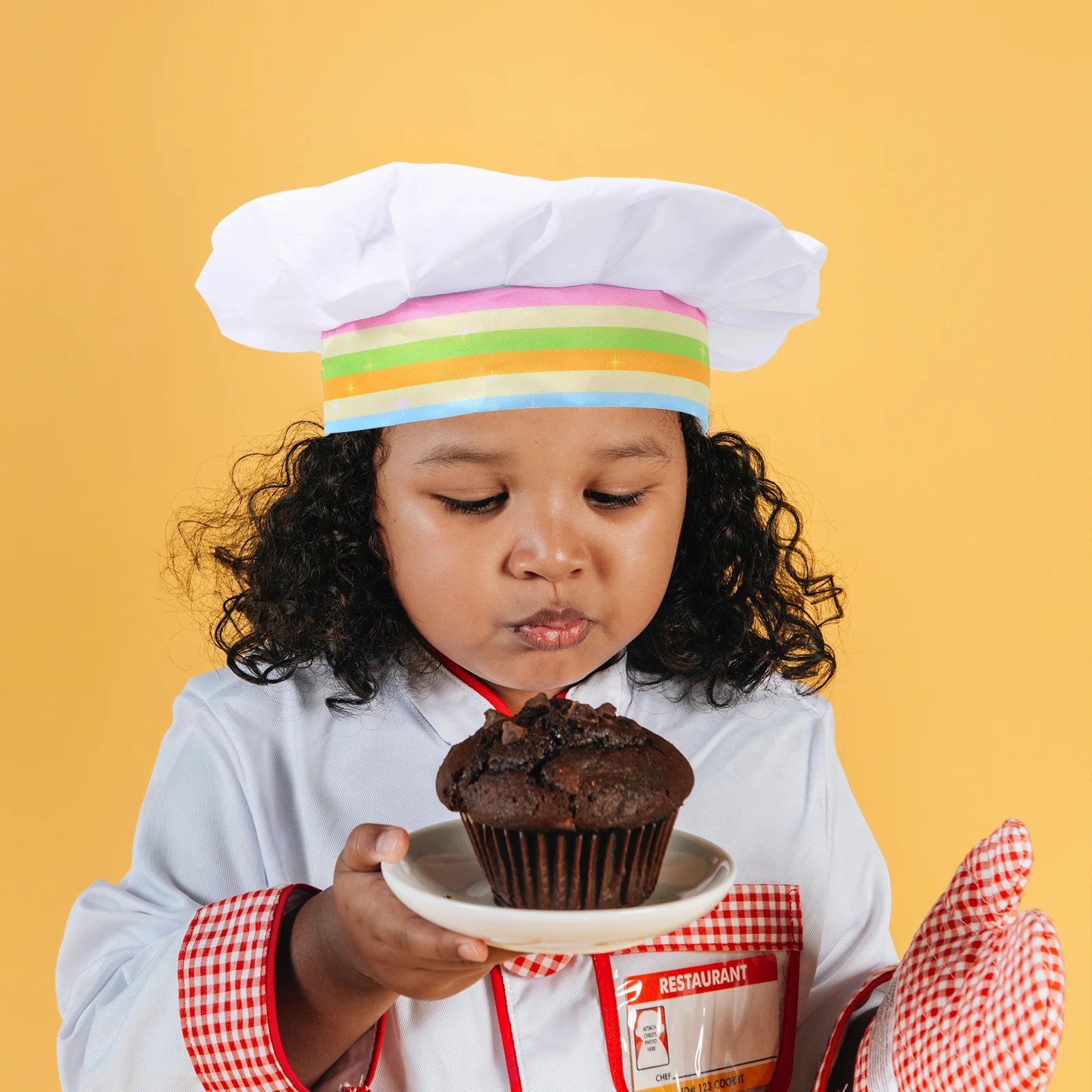 1set 1Set Kids Baking Tools Dinosaur Apron Pretend Play Cooking Set For Children Kitchenware Cake Molds Utensils Role Play Kit