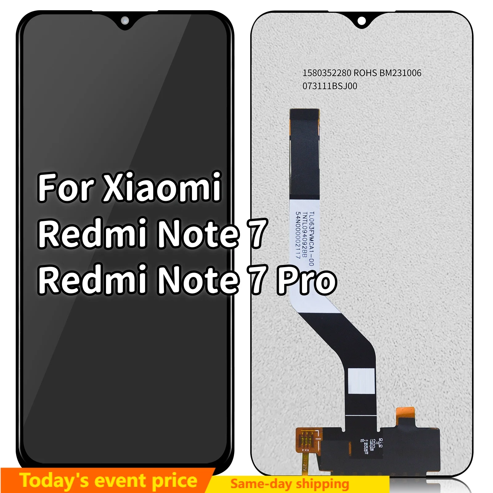 

LCD For Xiaomi Redmi Note 7 LCD Display With Frame Screen Touch Digitizer Assembly For Redmi Note7 Pro Screen M1901F7G M1901F7H