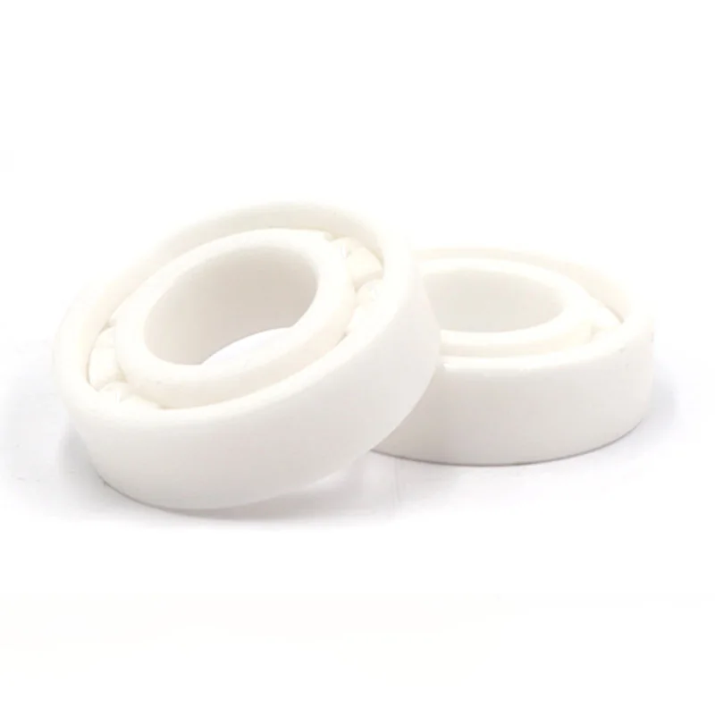 Leijiu 1pcs 608 6000 6001 6002 6003 6004 6005 6006 6007 Zirconia All-ceramic Bearings With Retainer High-temperature Resistant