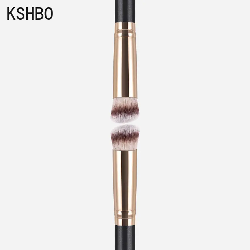 KSHBO Makeup Brushes Foundation Concealer Angled Cover Synthetic Dark Circle Liquid Cream Cosmetics Contour Brush Beauty Tool