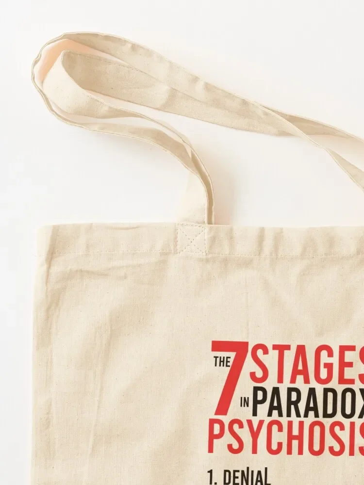 UMBRELLA ACADEMY 2: THE 7 STAGES IN PARADOX PSYCHOSIS (WHITE) Tote Bag Customizable tote bag Women's bag Eco