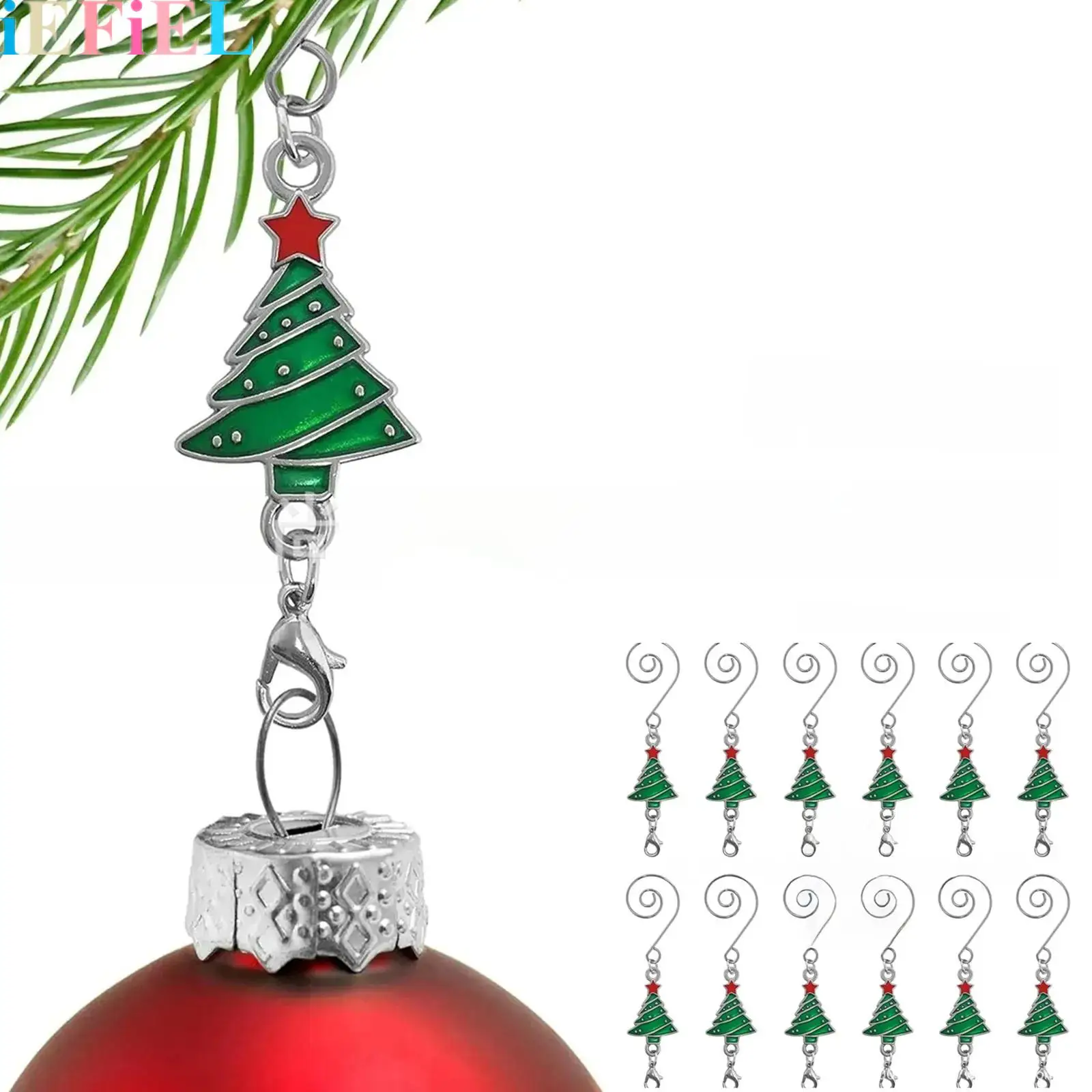 

Christmas Tree Ornament Hooks Xmas Tree Ornament Hooks Alloy Wire S Hanging Hook for Crafts Xmas Tree Decoration