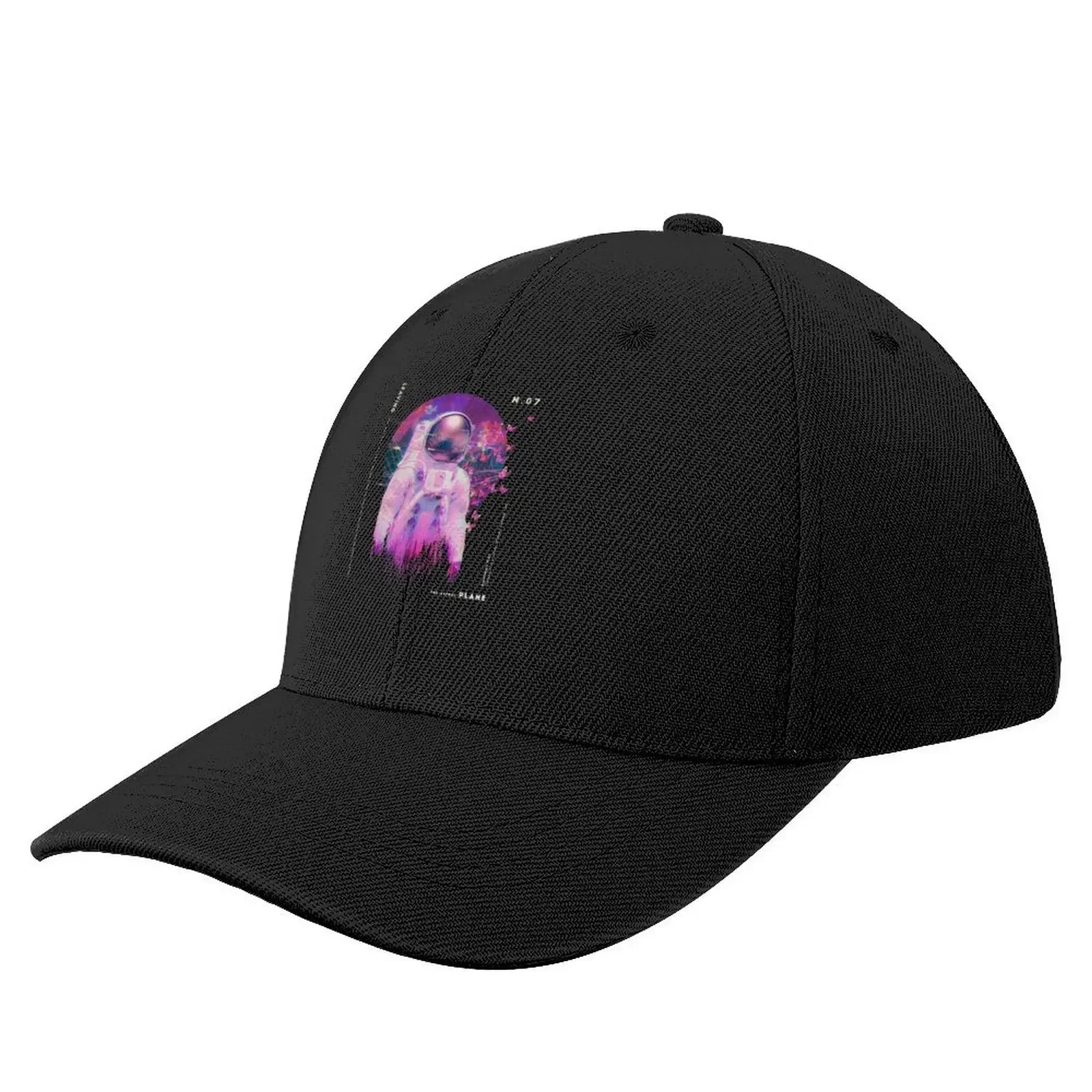 

Glitch astronaut in vaporwave style Baseball Cap custom Hat Beach Outing Golf Hat Man Unique hats Caps For Women Men's