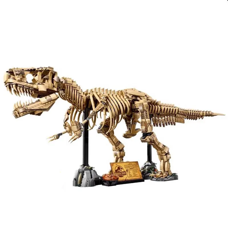3145PCSTyrannosaurus Rex Fossil Tyrannosaurus Rex Bausteine Dinosaurier New World Park Große Ornamente Kinder 76968 Spielzeug