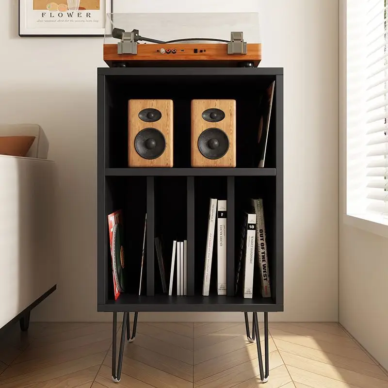 Estante para Discos de Vinilo, Mueble de Almacenamiento, Estante de Exhibición para CD, Mueble para Revistas