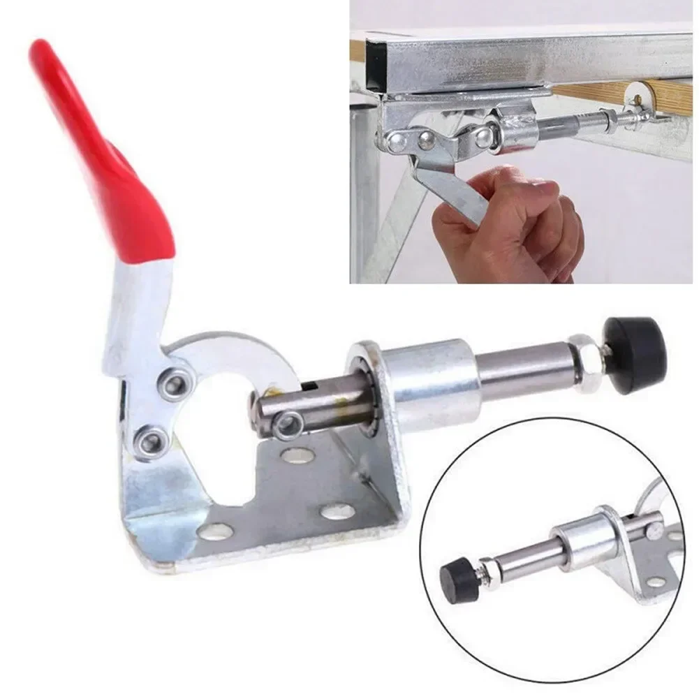 45Kg Antislip Vertical Toggle Clamp Push Pull Toggles GH-301-AM Covered Handle Hand Tool Woodworking Fix Clip Tool